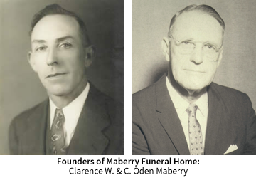 Founders of Maberry Funeral Home: Clarence W. and C. Oden Maberry | Maberry Funeral Home